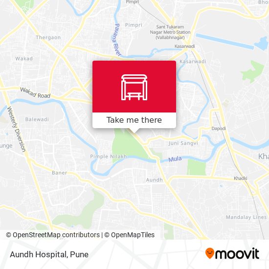 Aundh Hospital map