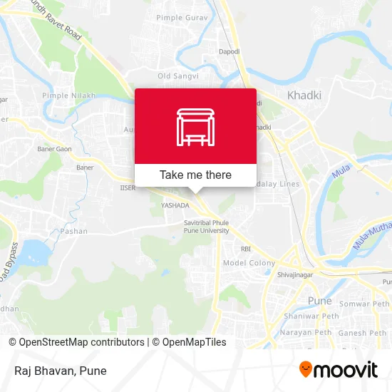 Raj Bhavan map