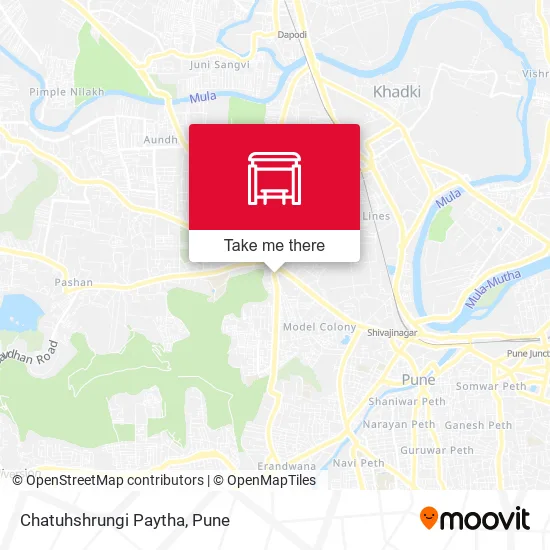 Chatuhshrungi Paytha map