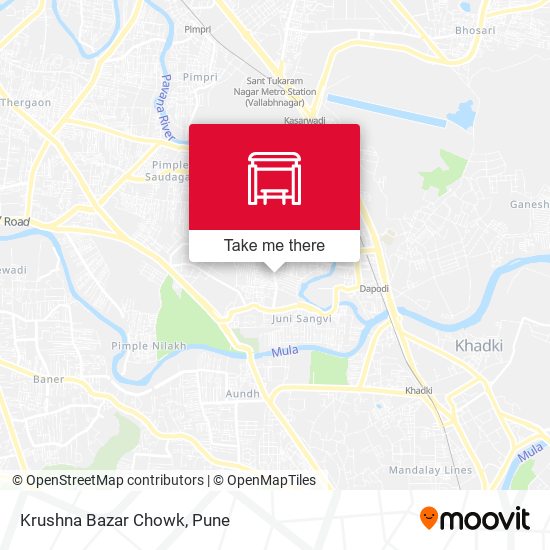 Krushna Bazar Chowk map