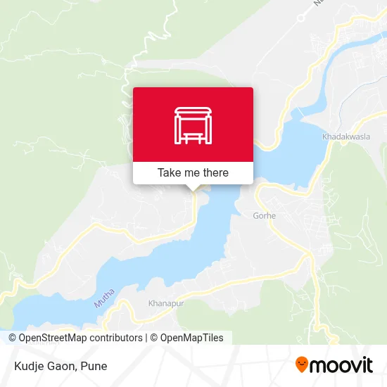 Kudje Gaon map