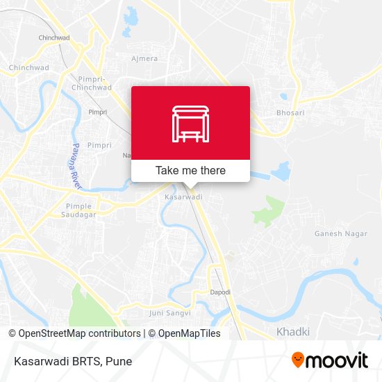 Kasarwadi BRTS map