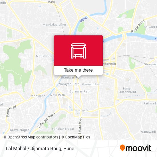 Lal Mahal / Jijamata Baug map