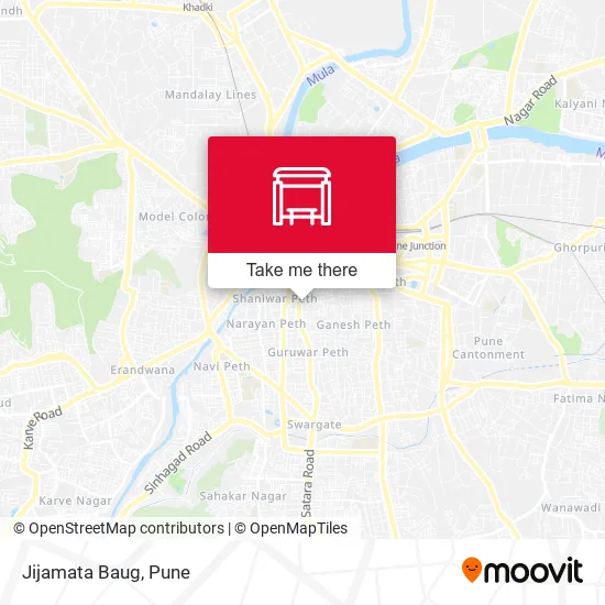 Jijamata Baug map