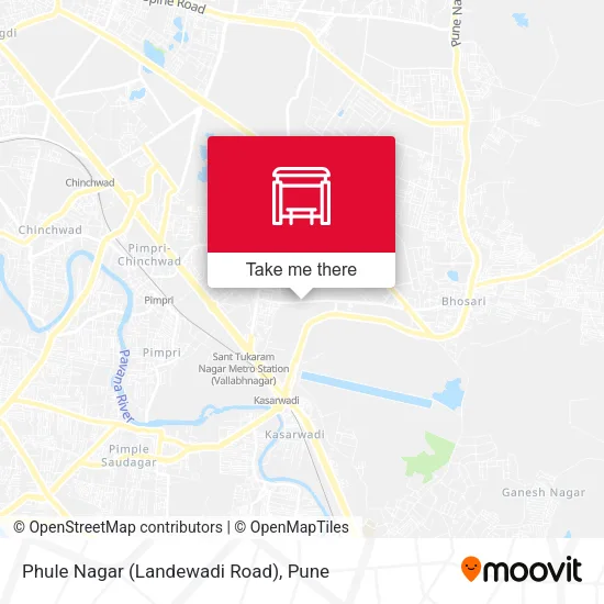 Phule Nagar (Landewadi Road) map