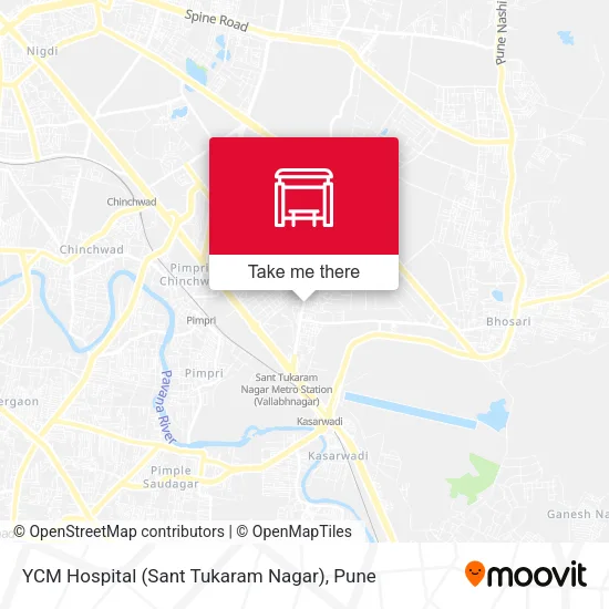 YCM Hospital (Sant Tukaram Nagar) map