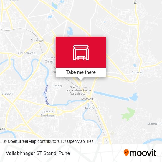 Vallabhnagar S.T.Stand map