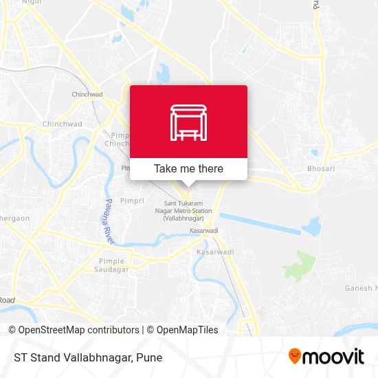 ST Stand Vallabhnagar map