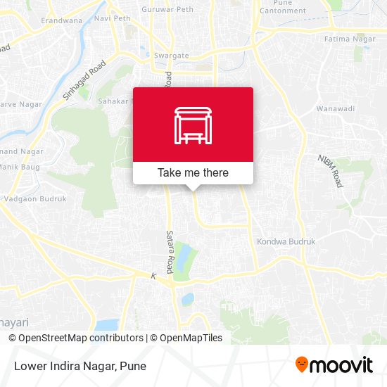 Lower Indira Nagar map