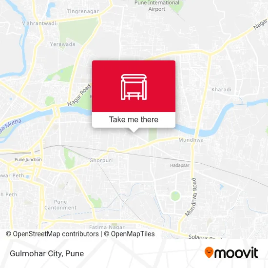 Gulmohar City map