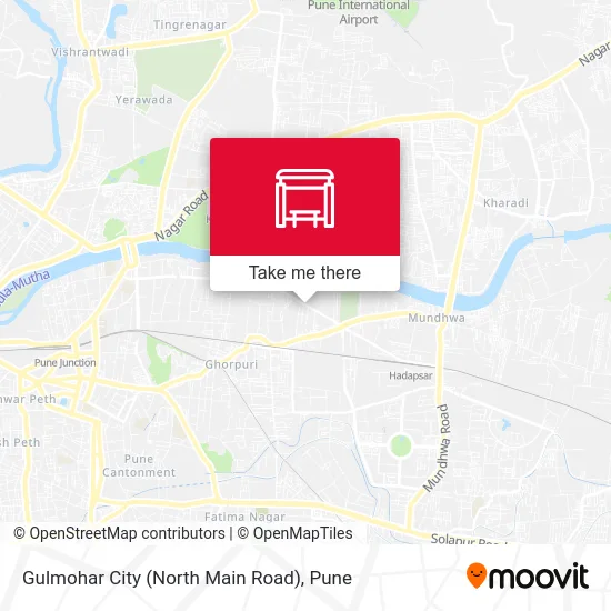 Gulmohar City (North Main Road) map