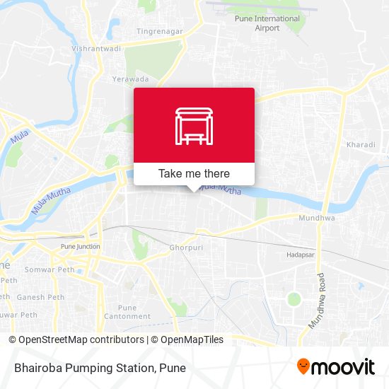 Bhairoba Pumping Station North Main Road map