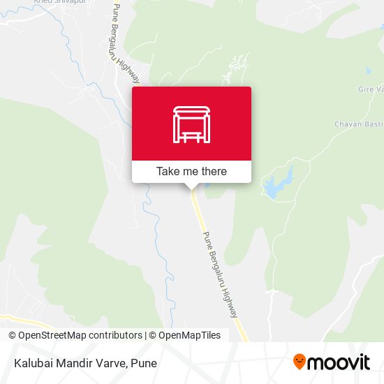 Kalubai Mandir Varve map