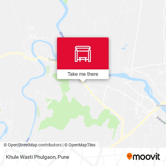 Khule Wasti Phulgaon map