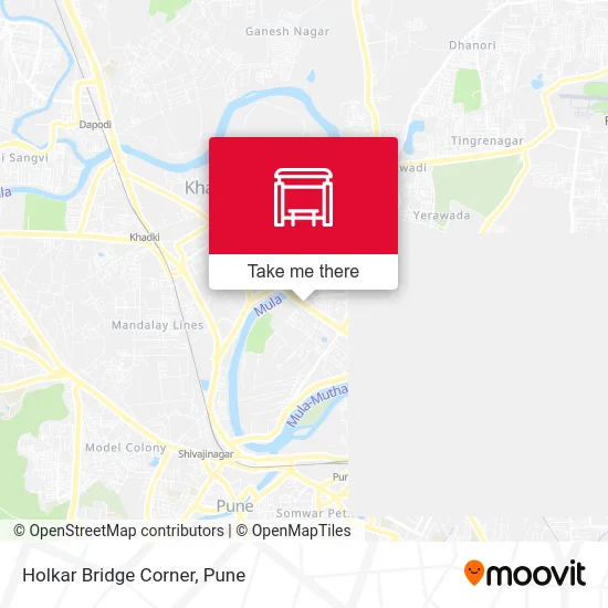 Holkar Bridge Corner map