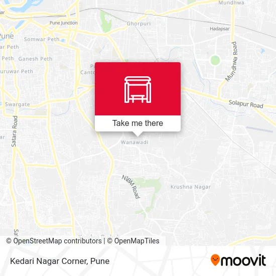 Kedari Nagar Corner map