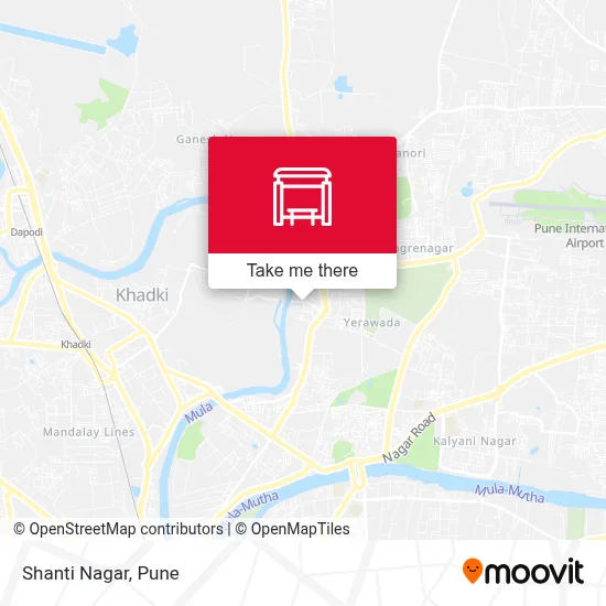 Shanti Nagar map