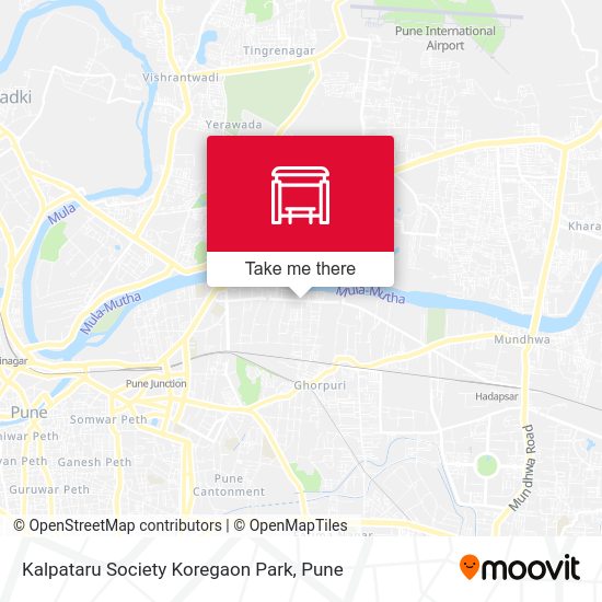 Kalpataru Society Koregaon Park map