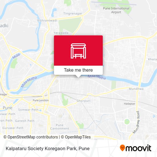 Kalpataru Society Koregaon Park map