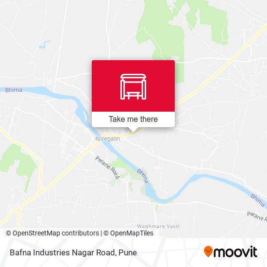 Bafna Industries Nagar Road map