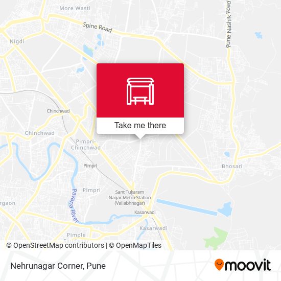 Nehrunagar Corner map