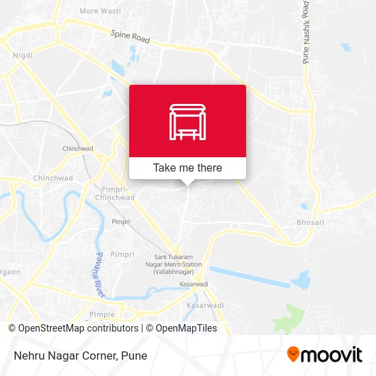 Nehru Nagar Corner map