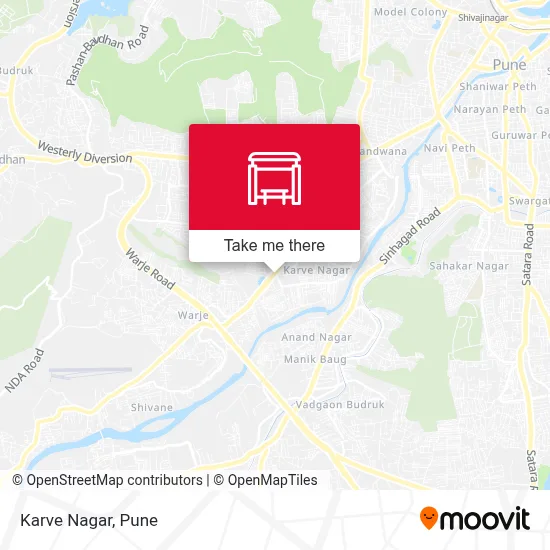 Karve Nagar map
