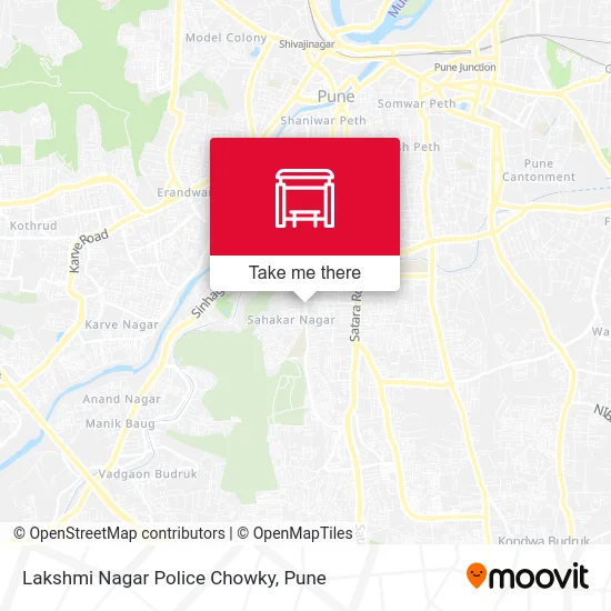 Lakshmi Nagar Police Chowky map
