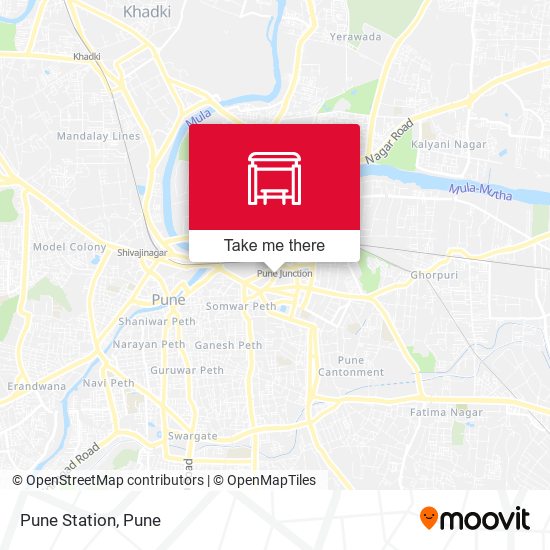 Pune Station (Towards Yerwada) map