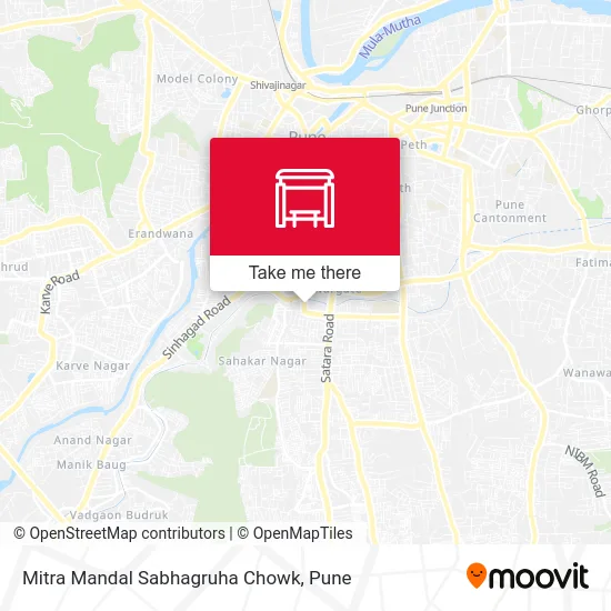 Mitra Mandal Sabhagruha Chowk map