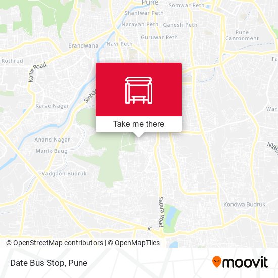 Date Bus Stop map