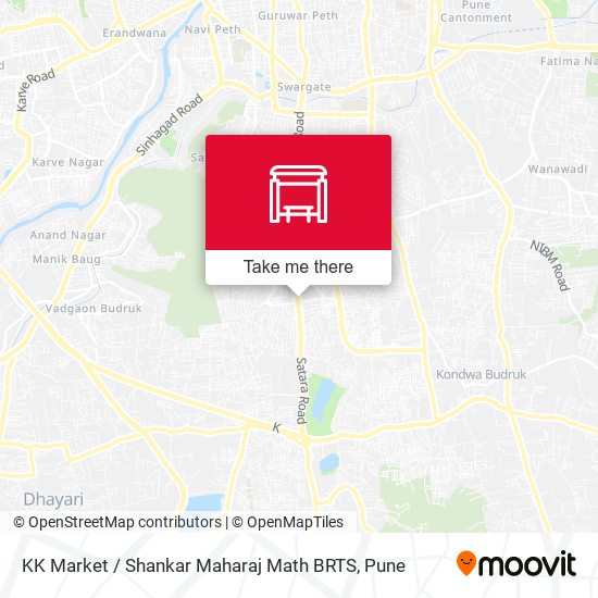 Shankar Maharaj Math / K.K Market map