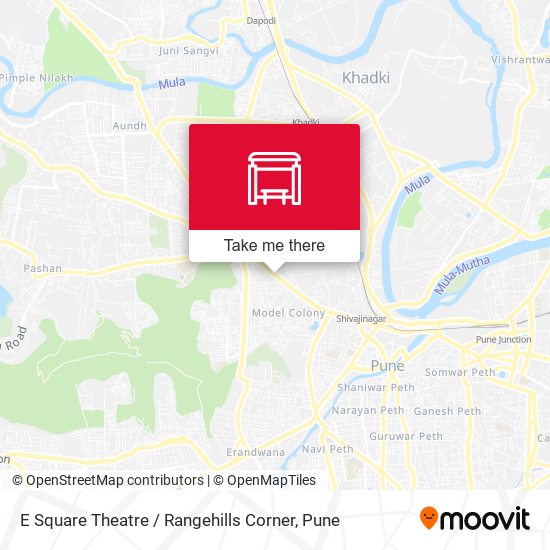 E Square Theatre / Rangehills Corner map