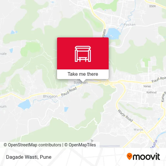 Dagade Wasti map