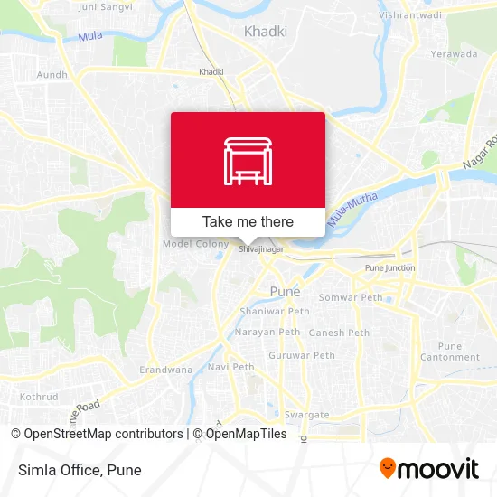 Simla Office map