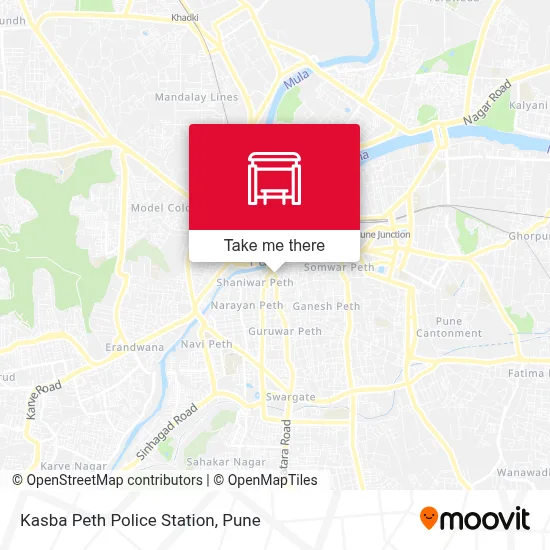 Kasba Peth Police Station map