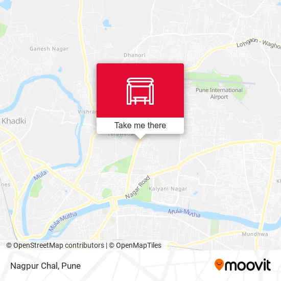 Nagpur Chal map