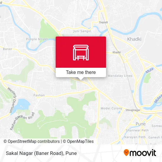 Sakal Nagar (Baner Road) map