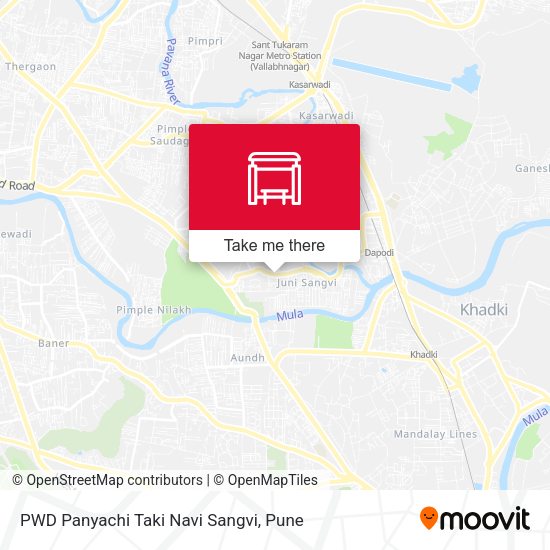 PWD Panyachi Taki Navi Sangvi map