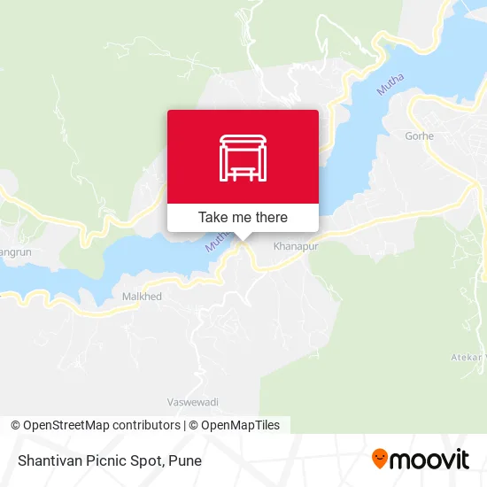 Shantivan Picnic Spot map