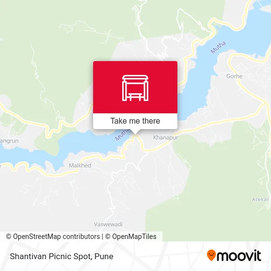 Shantivan Picnic Spot map