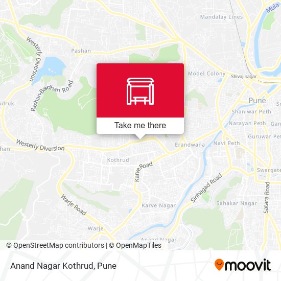 Anand Nagar Kothrud map