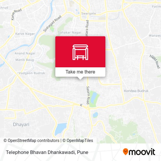 Telephone Bhavan Dhankawadi map