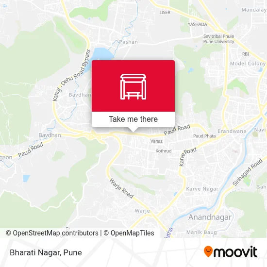 Bharati Nagar map