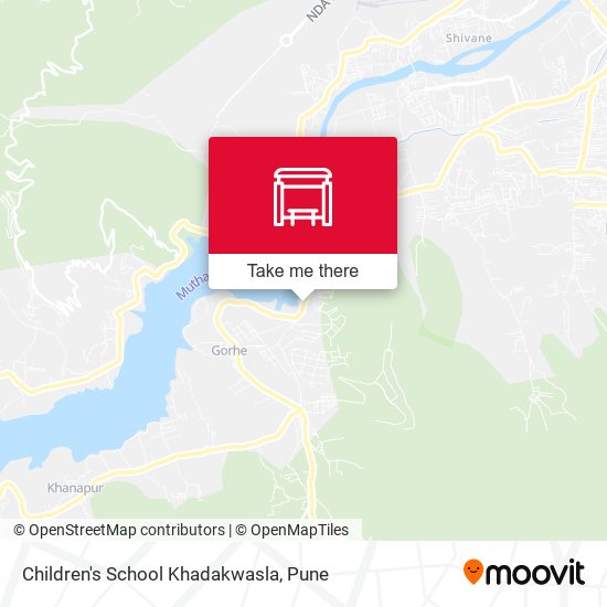 Children's School Khadakwasla map