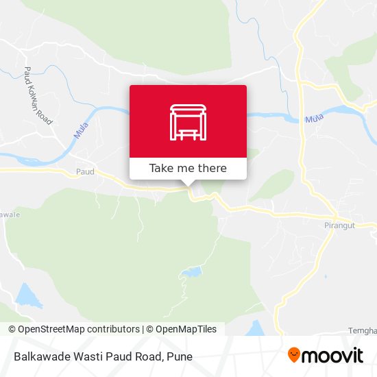 Balkawade Wasti Paud Road map