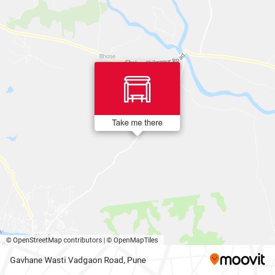 Gavhane Wasti Vadgaon Road map