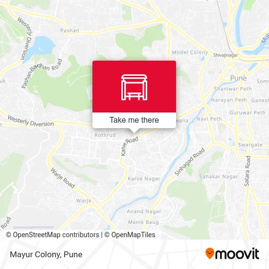Mayur Colony map