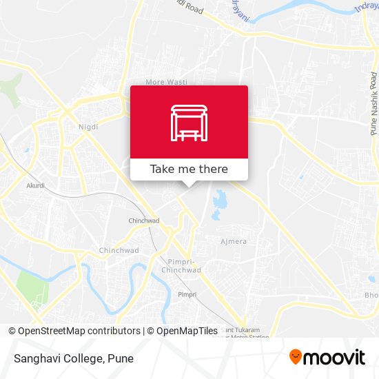 Sanghavi College map