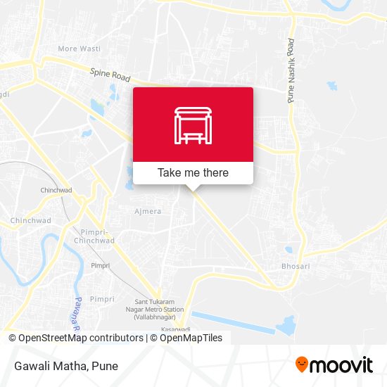 Gawali Matha map